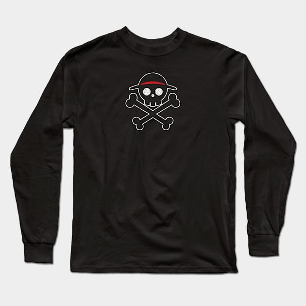 SHP Jolly Roger Long Sleeve T-Shirt by huckblade